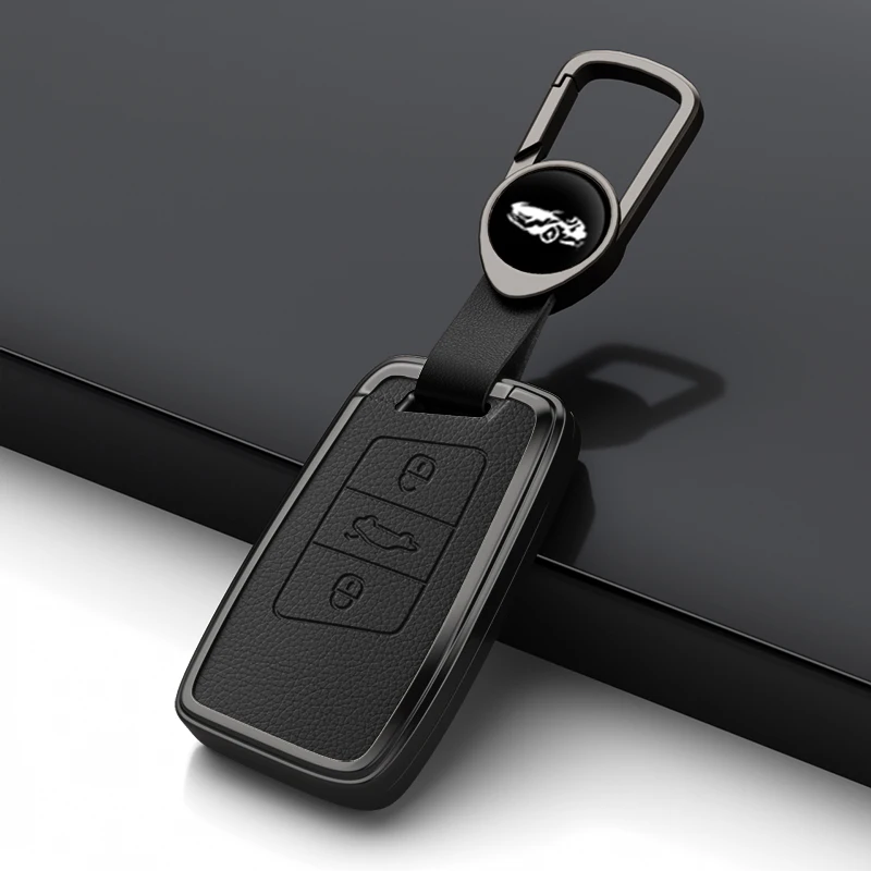 For VW Volkswagen Magotan Passat B8 Skoda Superb Kodiaq A7 Metal funda llave Zinc alloy car key cover remote protection cover