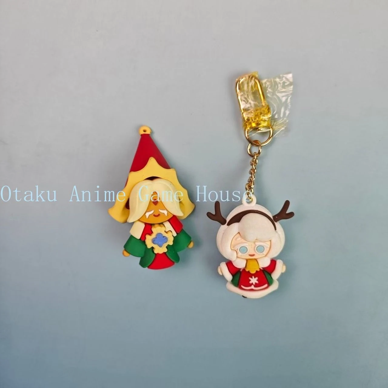 Genuine Cookie Run: Kingdom Pure Vanilla Cookie Tiramisu Cookie Kawaii Figurine Keychain Anime Bag Charm Pendant Birthday Gift