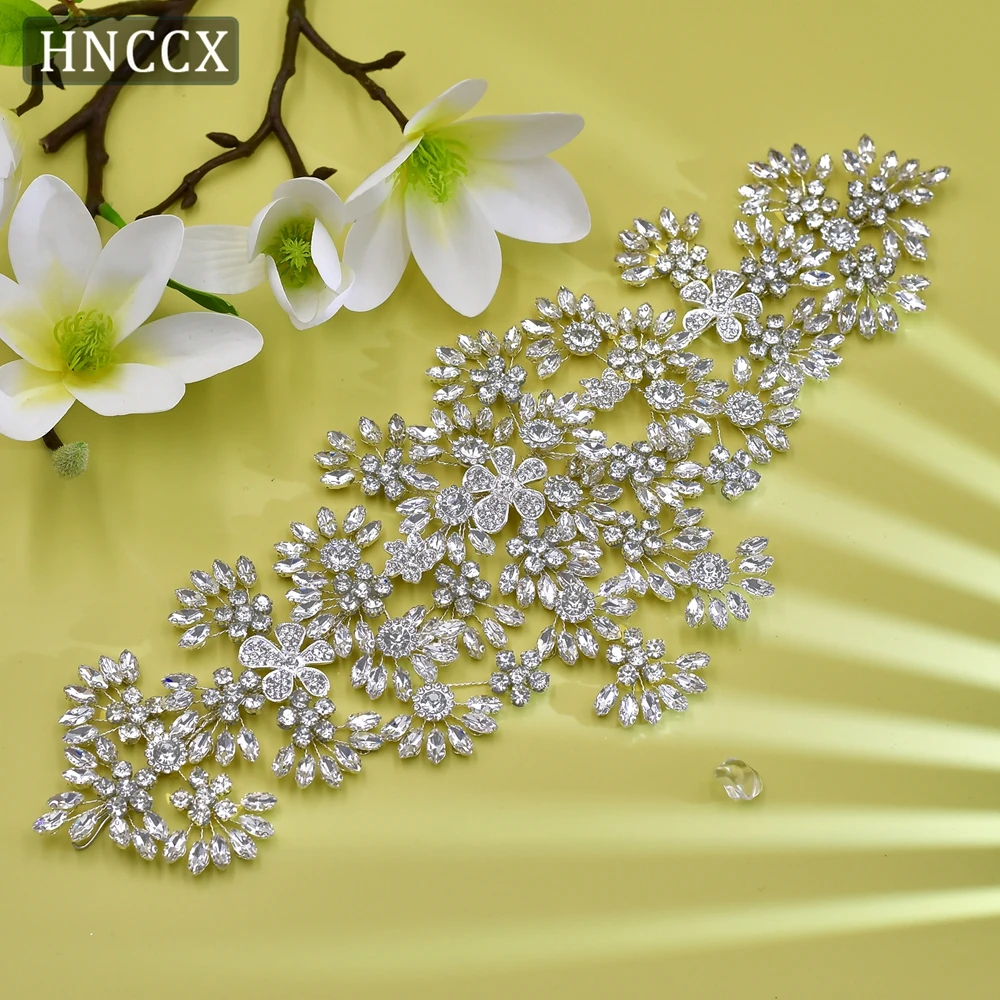 HNCCX Bride Rhinestone Forehead Hair Accessories Crystal Headband Woman Wedding Rhinestone Bridal Tiara And Headdress CP430