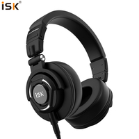 Original iSK MDH9000 monitor headphone HIFI headset computer karaoke headphones for DJ/audio mixing/recording studio monitoring