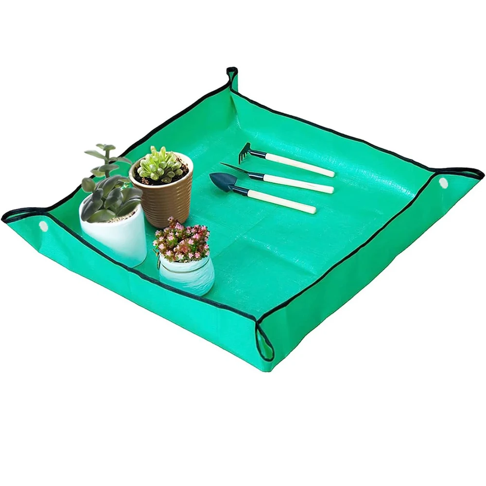 

Repotting Planting Mat 50cm-100cm Gardening Potting Pad Foldable Garden Plant Flower Pot Transplanting Waterproof Mats