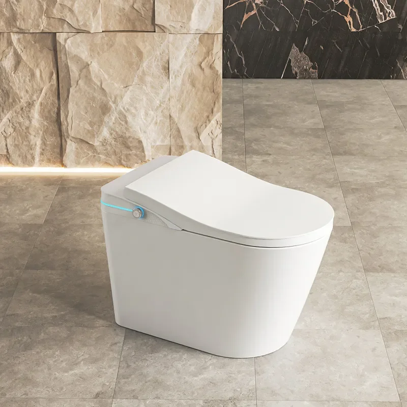 Smart Electric Toilet Automatic Voice Control Integrated Bidet Seat Household Sanitary Ware No Water Pressure Limit Required