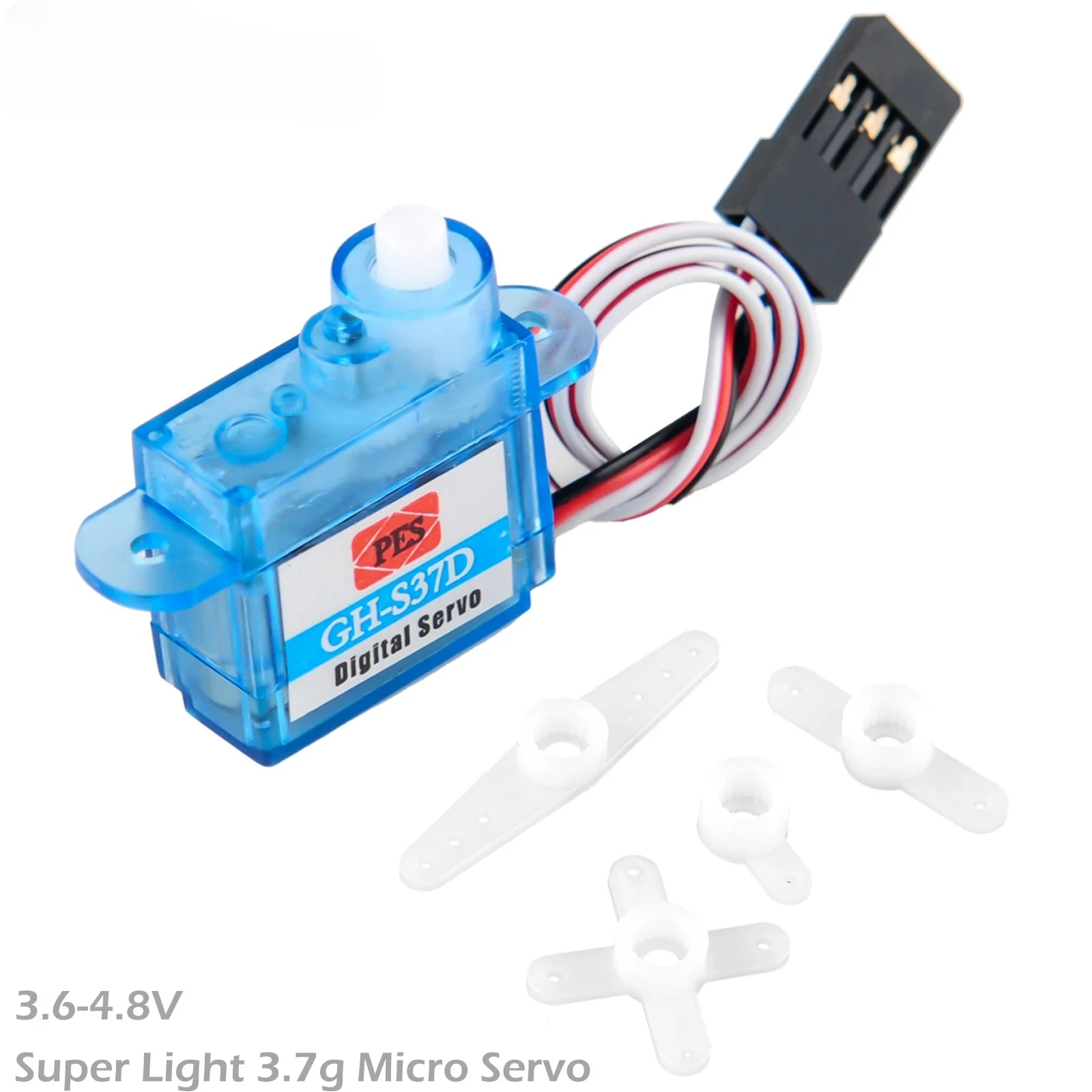 GH-S37D Micro Servo Digital Mini súper ligero 3,7g 90 grados para Control de aviones dirección de vuelo RC avión helicóptero barco Coche
