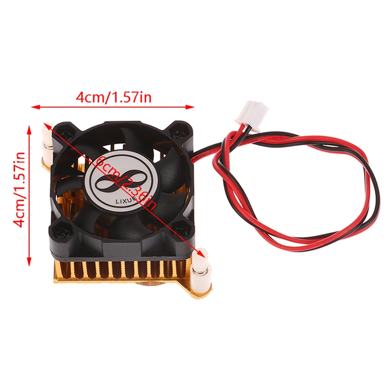 1pc 5V 12V 60MM Hole Pitch CPU Motherboard Chip Graphics Cooler Notebook Computer Laptop Mute Fan Aluminum Base Mini Cooling Fan