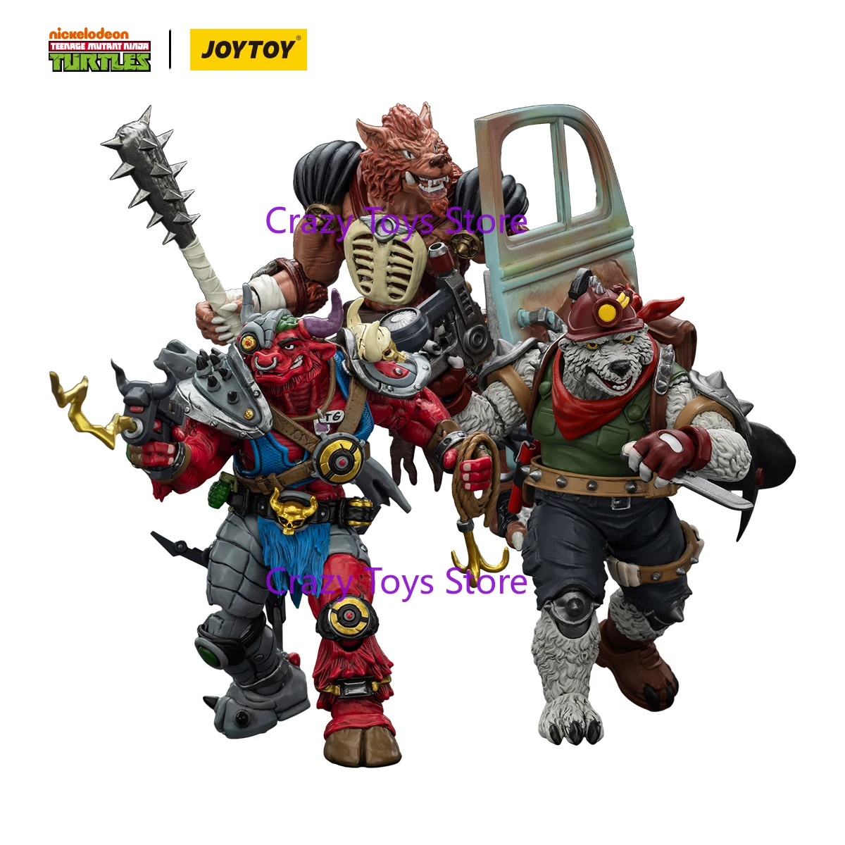

In Stock Joytoy 1/18 Action Turtle Ninja Tmnt Rahzar Groundc Dirtc Dirtbag Anime Character Model Toy Gift