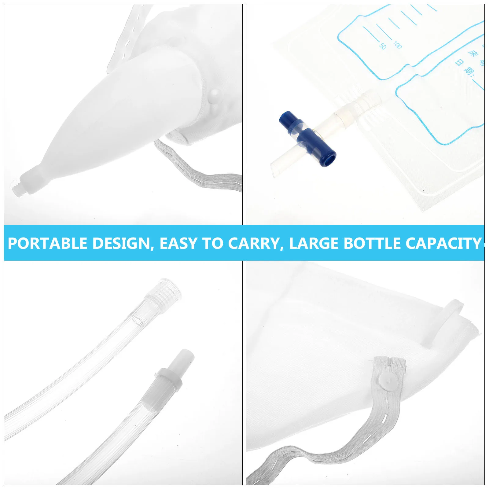 

1Set Male Urinal Bottle Portable Large Capacity Durable Urine Barrel Practical Travel Camping Hospital Patient Urinary Pot