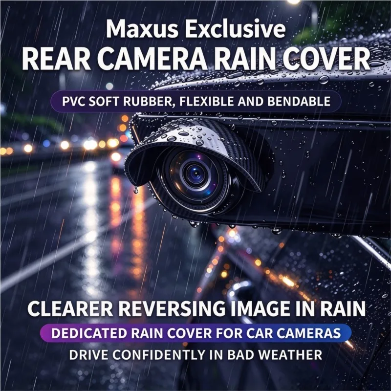 PVC Car Rear View Camera Rain Visor Hood Waterproof Protective Cover For Maxus T60 G10 T90 V80 D60 D90 T70 V90 G50 Plus Mifa 7