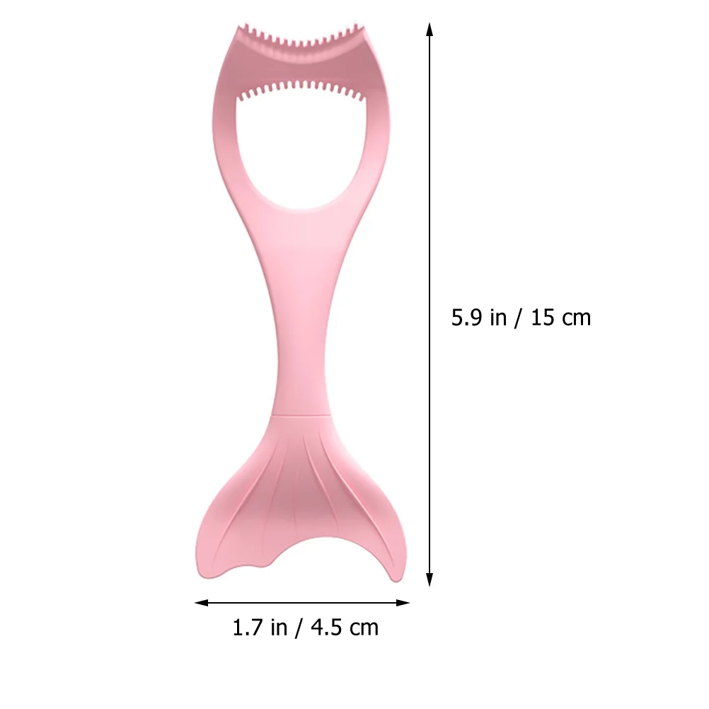 Moules en silicone pour brosse à cils, applicateur de mascara, protection de mascara sirène, peigne à cils 2 en 1, pochoirs eyeliner