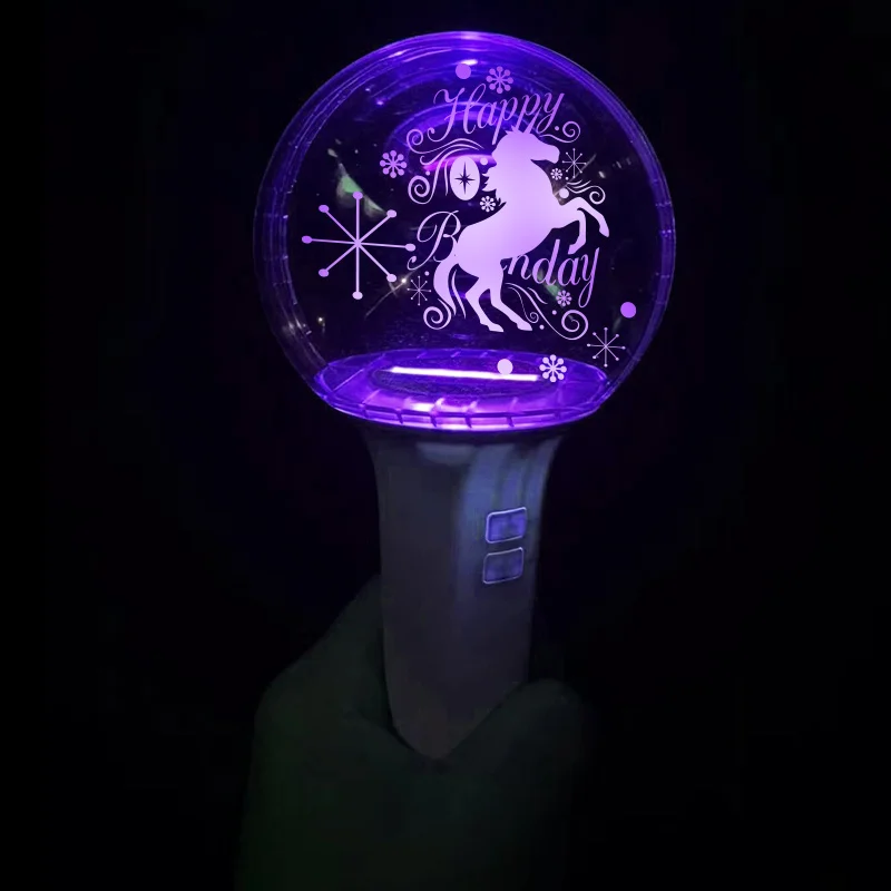 

30 pcs-Personalized 15Colors Changeable OEM LightStick For Happy Birthday Gift