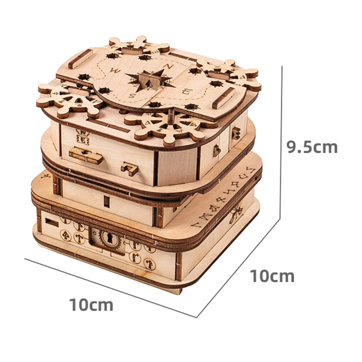 ديفي جونز لوكر-صندوق ألغاز خشبي ، بانوراما للبالغين ، دعابة دماغية ، أداة هدية عيد ميلاد للرجال ، صندوق هدايا