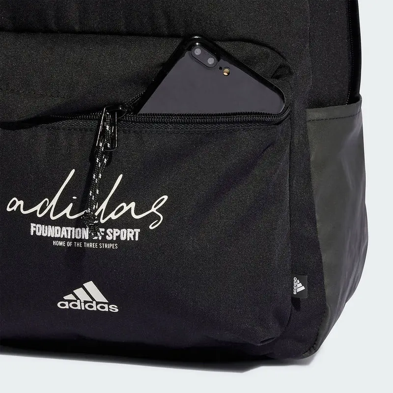 

Adidas Спортивный повседневный рюкзак унисекс Минималистичный легкий рюкзак для колледжа и кампуса для путешествий Водонепроницаемая сумка