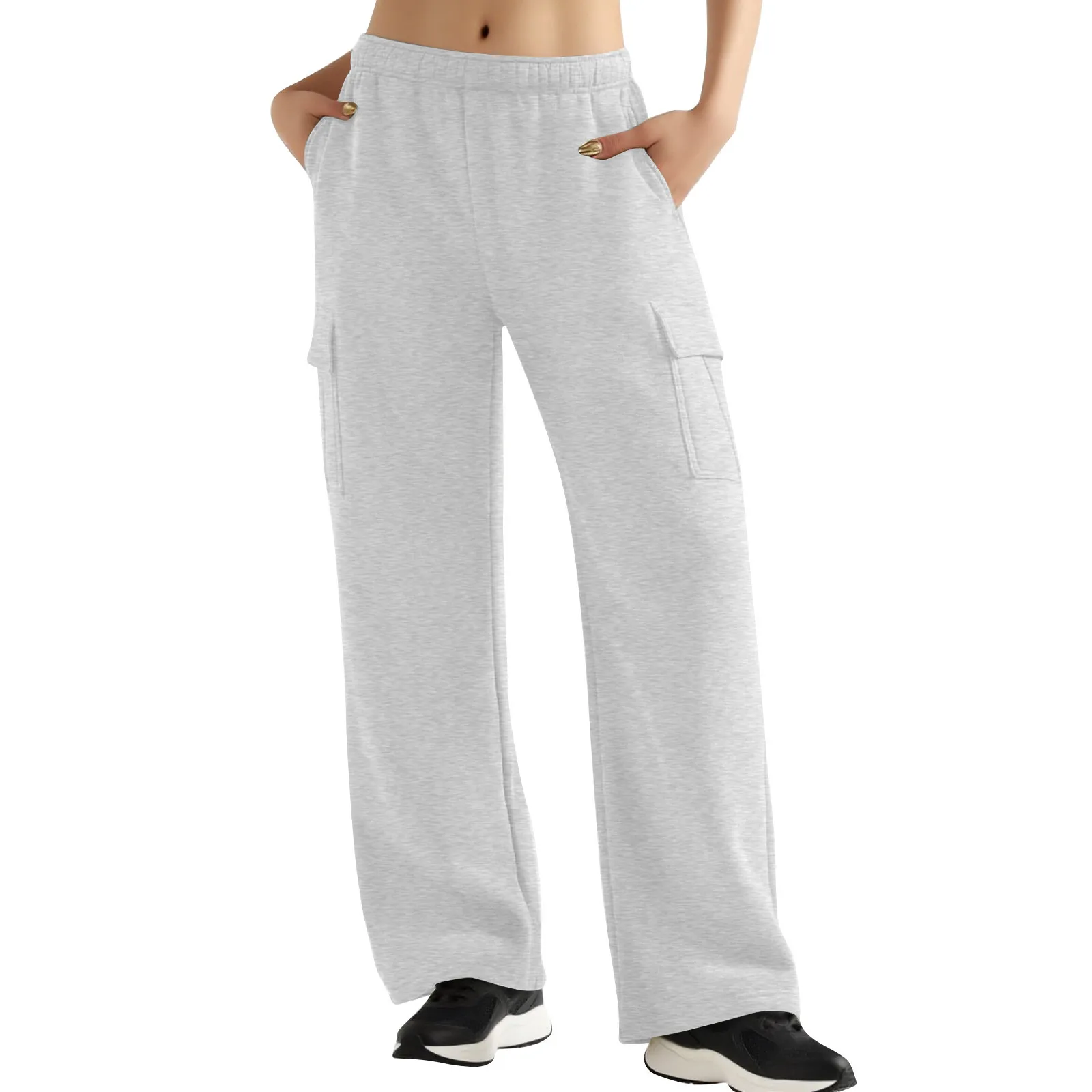 

Брюки оверсайз, спортивные штаны, уличная одежда, повседневные удобные осенне-зимние брюки с высокой талией, брюки Одежда