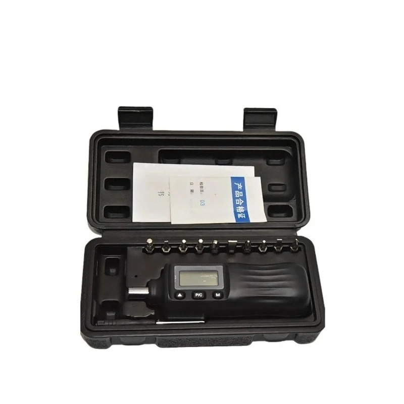 

High Precision LCD Digital Torque Screwdriver Kit Portable Handheld Preset Torque Screwdriver with Bits Storage Case