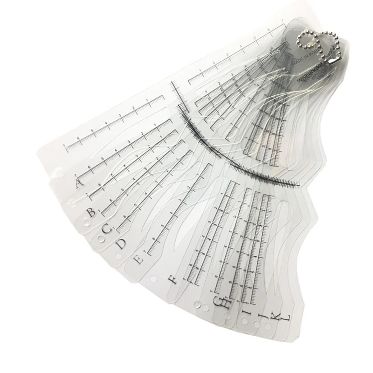 12 Stück Augenbrauen-Vorlagen, Formschablone, wiederverwendbar, DIY-Brauen-Werkzeuge zum Üben, klares, transparentes Design, leicht zu tragen