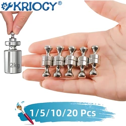 1/5/10/20Pcs Super Strong Magnetic Push Pins Neodymium Magnet Refrigerator Kitchen Whiteboard Durable Magnetic Thumb Tacks Sucke