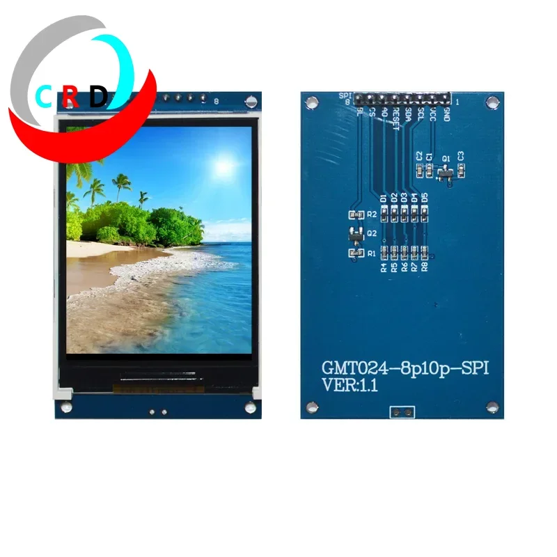 Chanruida módulo LCD TFT LCD de 2,4 polegadas 240x320 colorido ST7789 tela pequena SPI arduino display lcd monitor oled