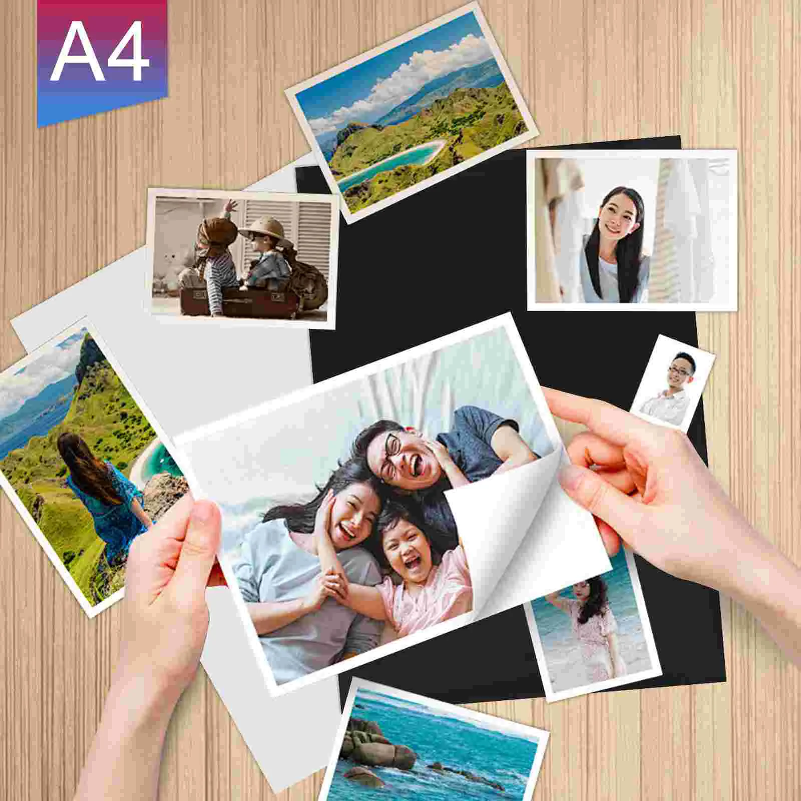 10 Sheets Magnetic Printing Paper A4 Size Printable Soft Material Photo Labels Posters Refrigerator Whiteboard Compatible