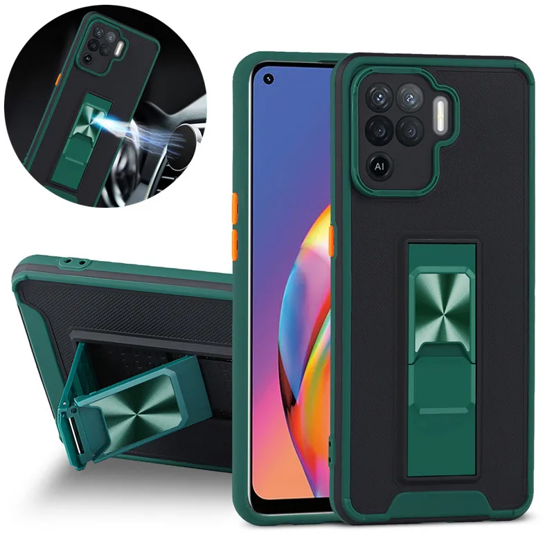 Armor Case For OPPO A94 A93 A74 A54 Magnetic Ring Holder Stand Cover For OPPO A31 A8 A15 A15S A53 A52 A72 A92 A5 A9 2020 Cases