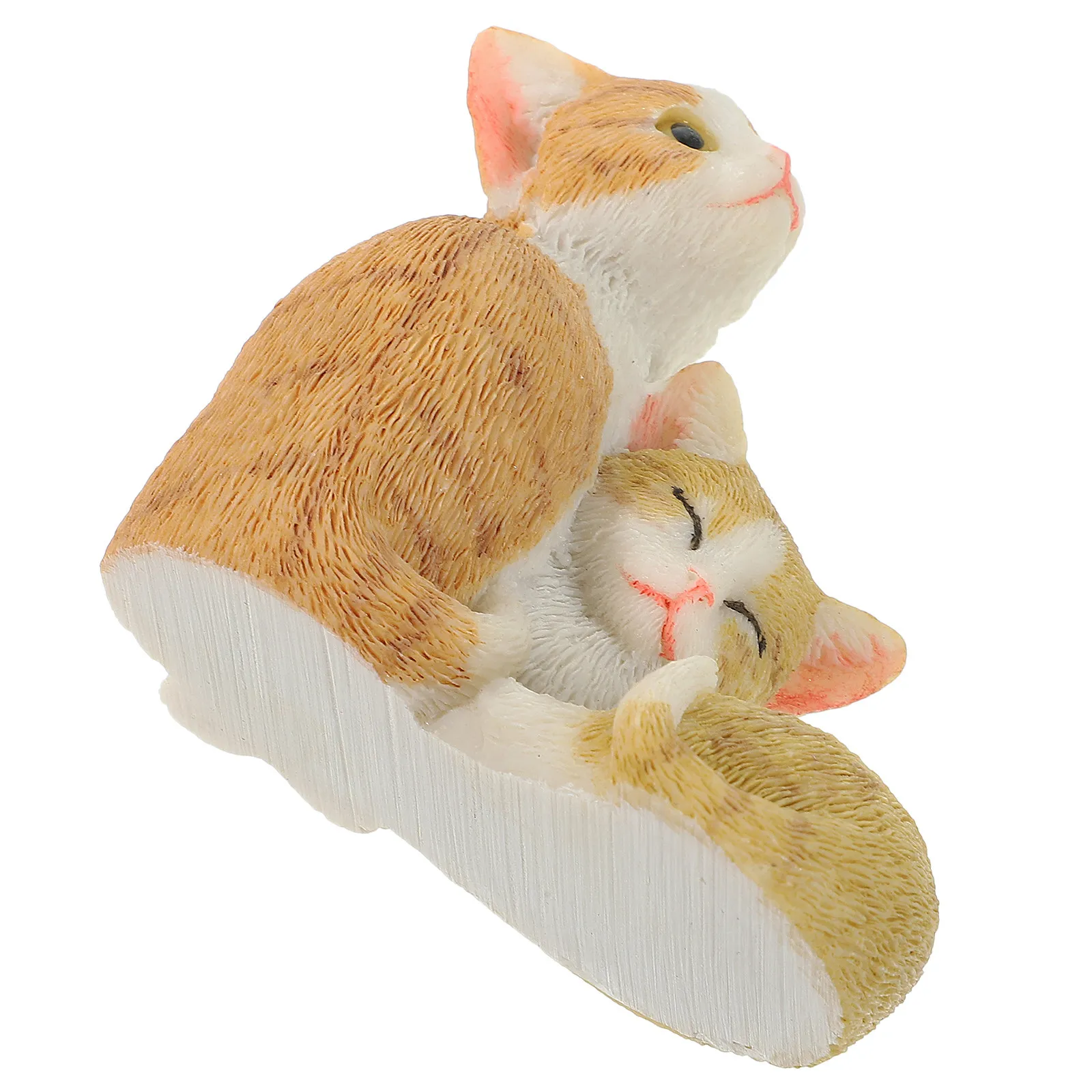 

Decorative Cat Statue Resin Mini Miniature Fairy Garden Home Lawn Desktop Flower Pot Ornament Adorable Cat Decor
