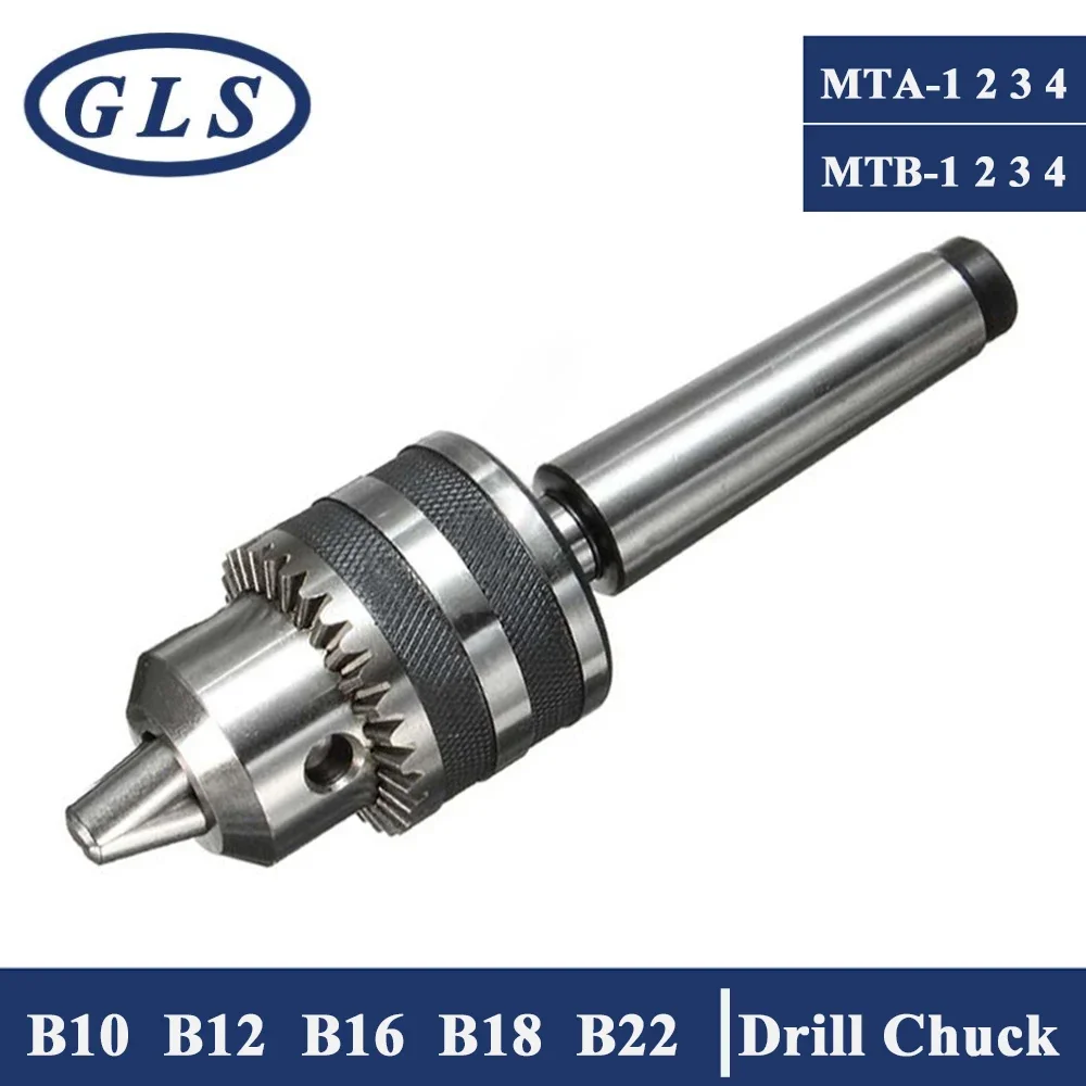 

B10 B12 B16 B18 B22 0.6-6mm MTB1 MTB2 MTB3 MTB4 Morse Connecting Rod Drill Chuck CNC Drilling Machine Wood Sleeve Drill Chuck