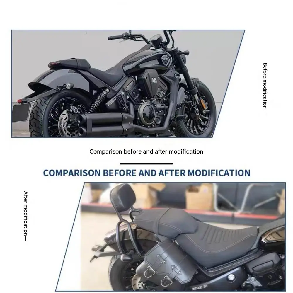 Modified Rear Grab Bar & Backrest, Rear Back Bow & Rear Pointed Bow for Benda Black Flag 500