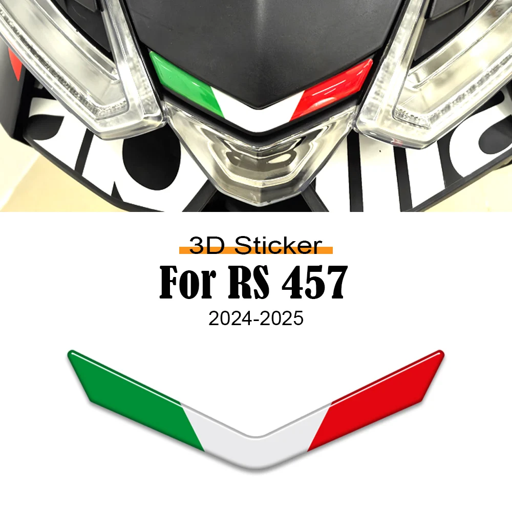 

For RS 457 RS457 2024 2025 Front Fairing Decals Italy Flag Arrow Sticker Tank Pad Protection Stickers