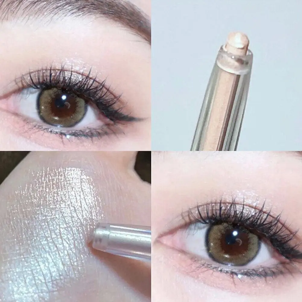 Nieuwe Diamanten Ogen Potlood Glanzende Glitter Oogschaduw Pen Make-Up Zijderupsen Highlight Matte Eyeliner Tool Parelmoer Pen T6i1