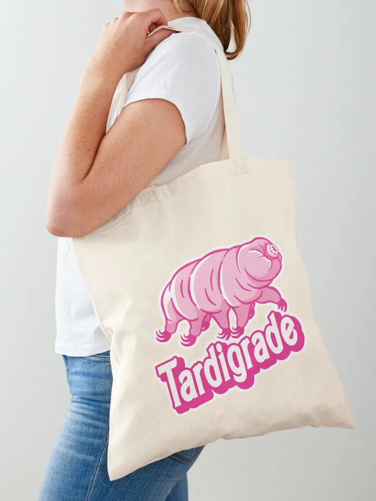 

Pink Tardigrade Tote Bag Handbags women large tote bag Shopper bags woman 2025