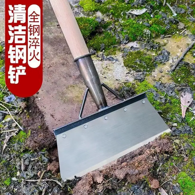 1PC Multi-Functional Outdoor Garden Cleaning Shovel Steel flat shovel ice shovel Weeding Planting Farm Weeding Tool Dropshipping