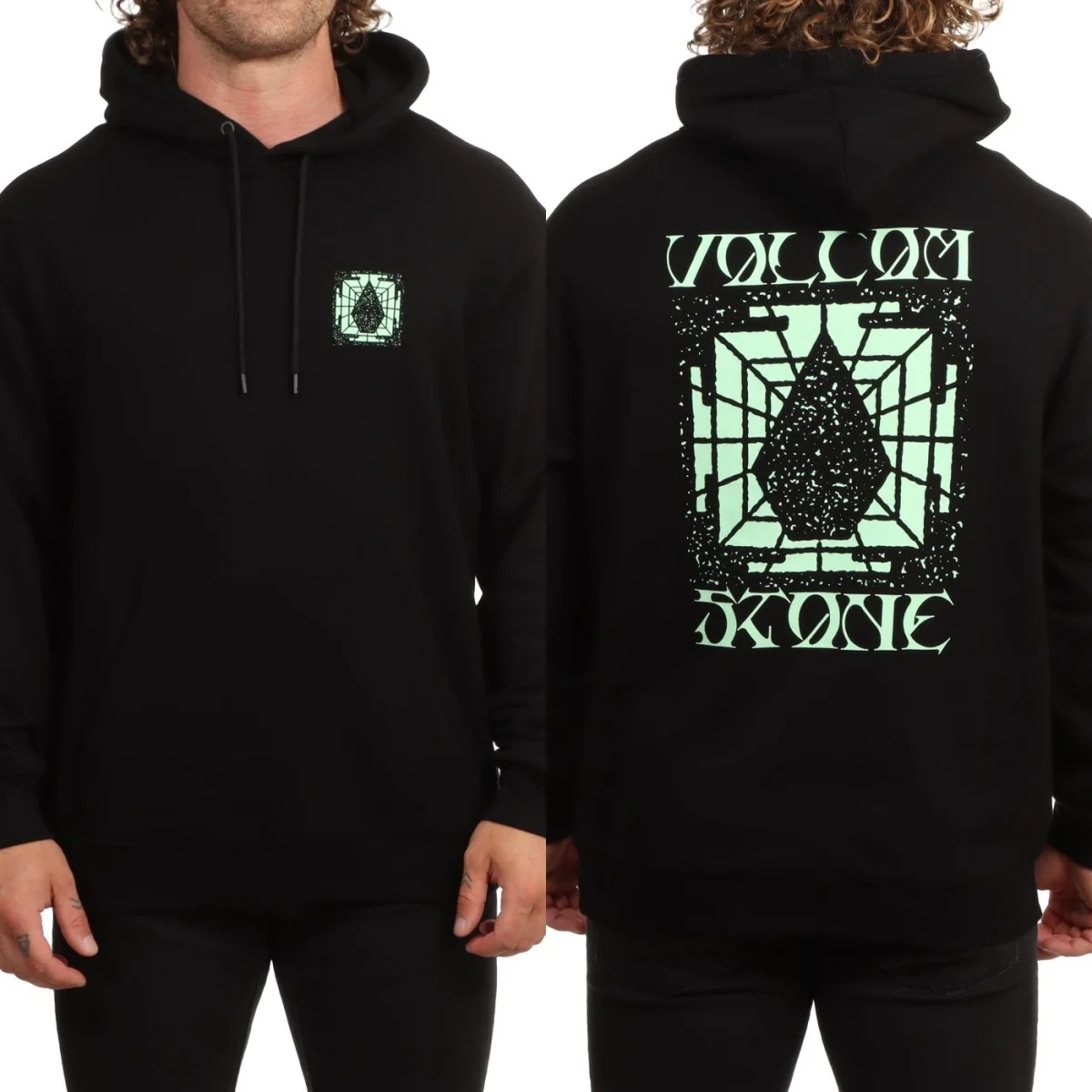 Volcom Hoodies Extreme Sports Collection Sweatshirt Graphic Printing High-end Luxury Unisex Style Both of Men and Women