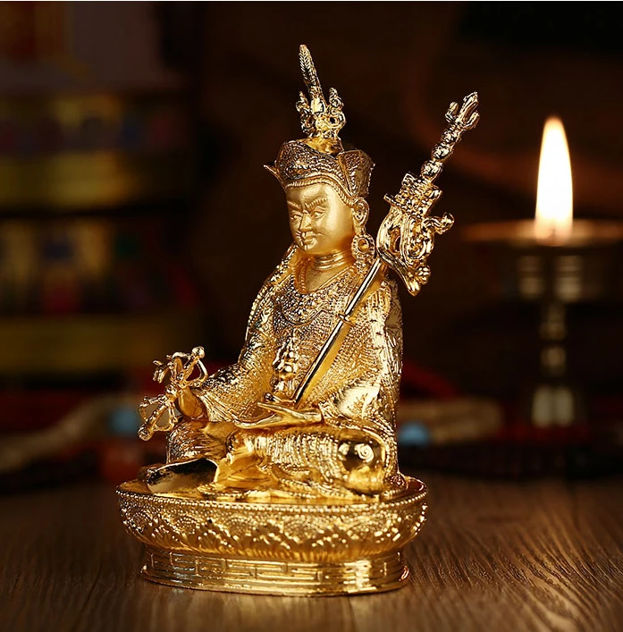 Imagem -02 - Talismã Greco-budista Greco-budista para Casa e Escritório Proteção da Família Nepal Tibete Índia Padmasambhava Buddha Statue 15cm Tall