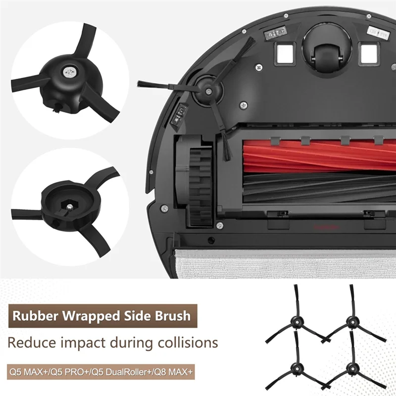 【Popular】Roborock Q5 Pro Kit de acessórios de filtro para Roborock Q8 Max + sacos de pó para Roborock