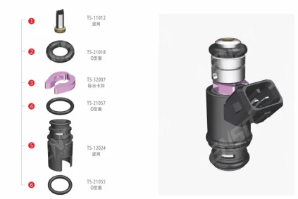 

4 комплекта комплектов для ремонта инжектора, микрофильтр Oring 05102 для AUDI, Skoda, SEAT, VW