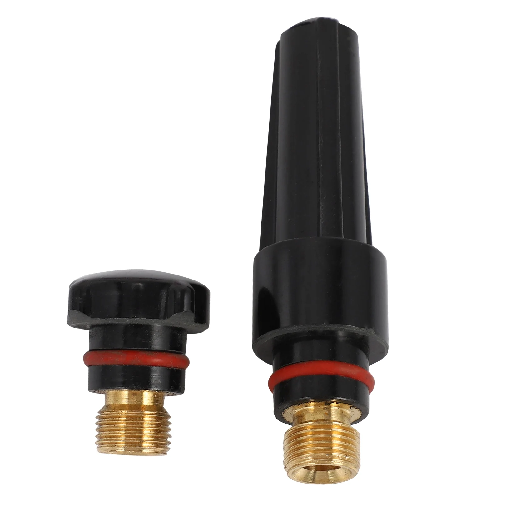 A20F-TIG Welding Torches Stubby Gas Lens Collets Alumina Nozzles Back Cap Kit For SR WP 17 18 26 Series 16Pcs