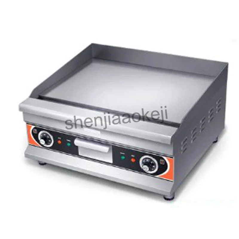 Electric Oven Dual temperature control Electric Griddle Teppanyaki equipment Grill board 220v 5000W 1pc