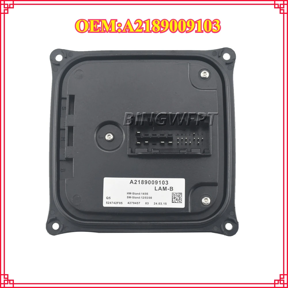 

High Quality DRL LED turnlight Control Module A2189009901 A2189000002 A2189009103 for 12-14 Benz W204 C class