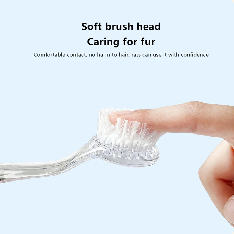 Multifunctional Round Head Pet Grooming Brush With Cap Small Animal Cleaning Massage Bath Comb Grooming Tools Accessories