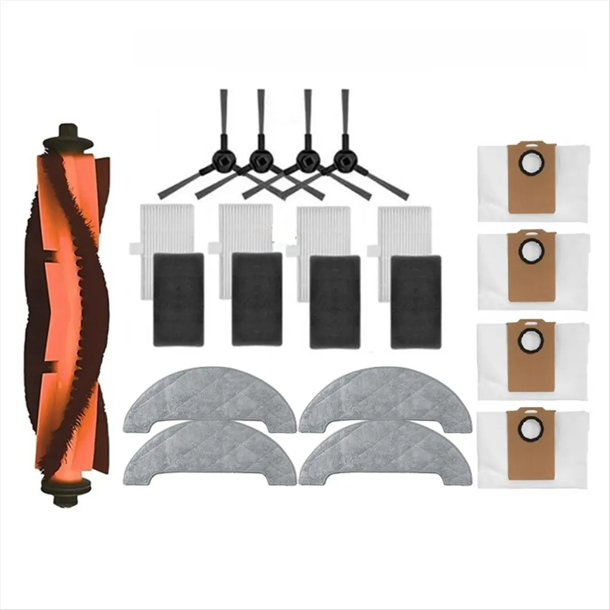 

2026 NEW&For E20 / Trouver E20 Vacuum Cleaner Spare Parts Vacuum Brush Dust Bag Filter Mop Cloth
