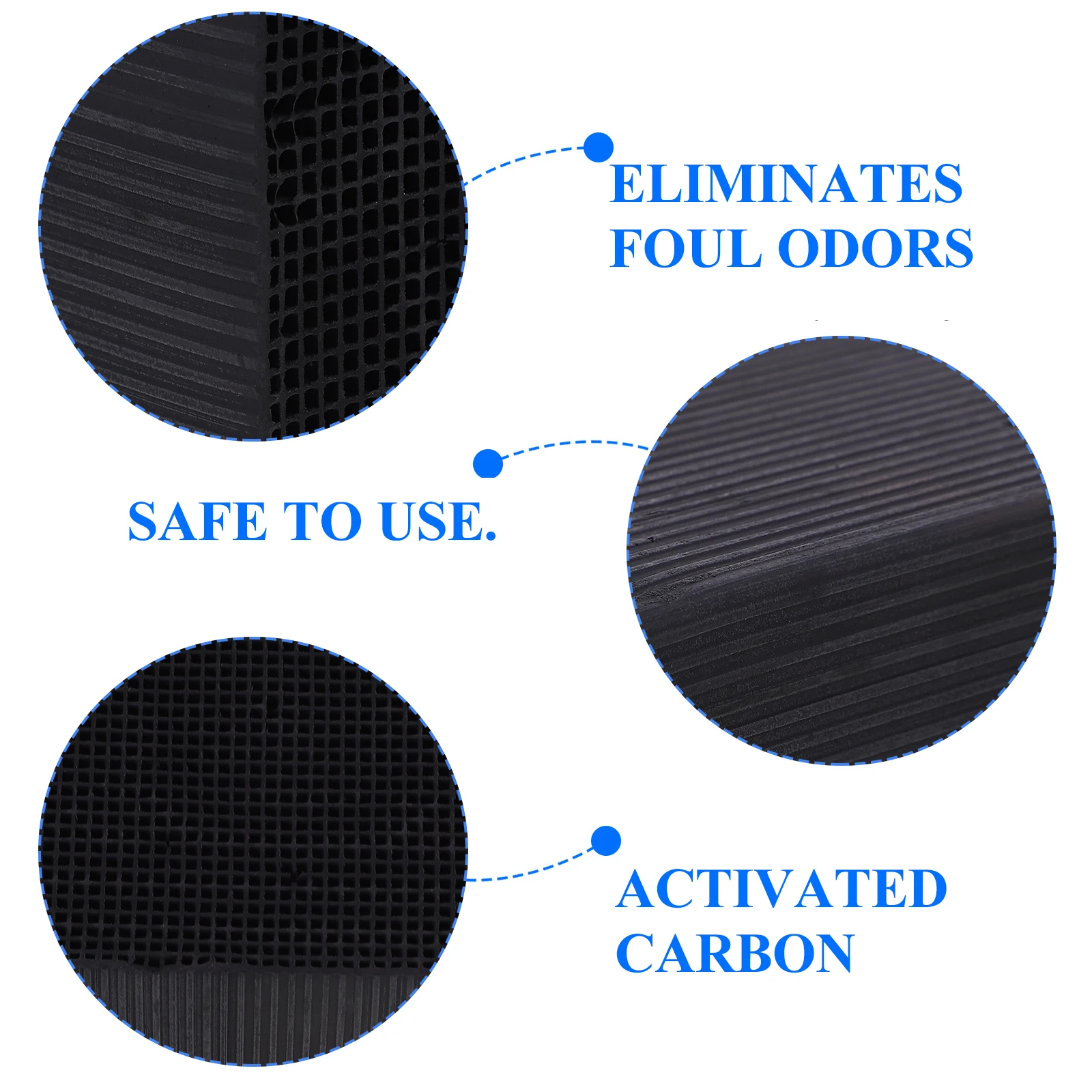 

Activated Carbon Filter Cube Black Charcoal Pads for Fish Tank Aquarium Terrarium Nitrite Remover Premium Material