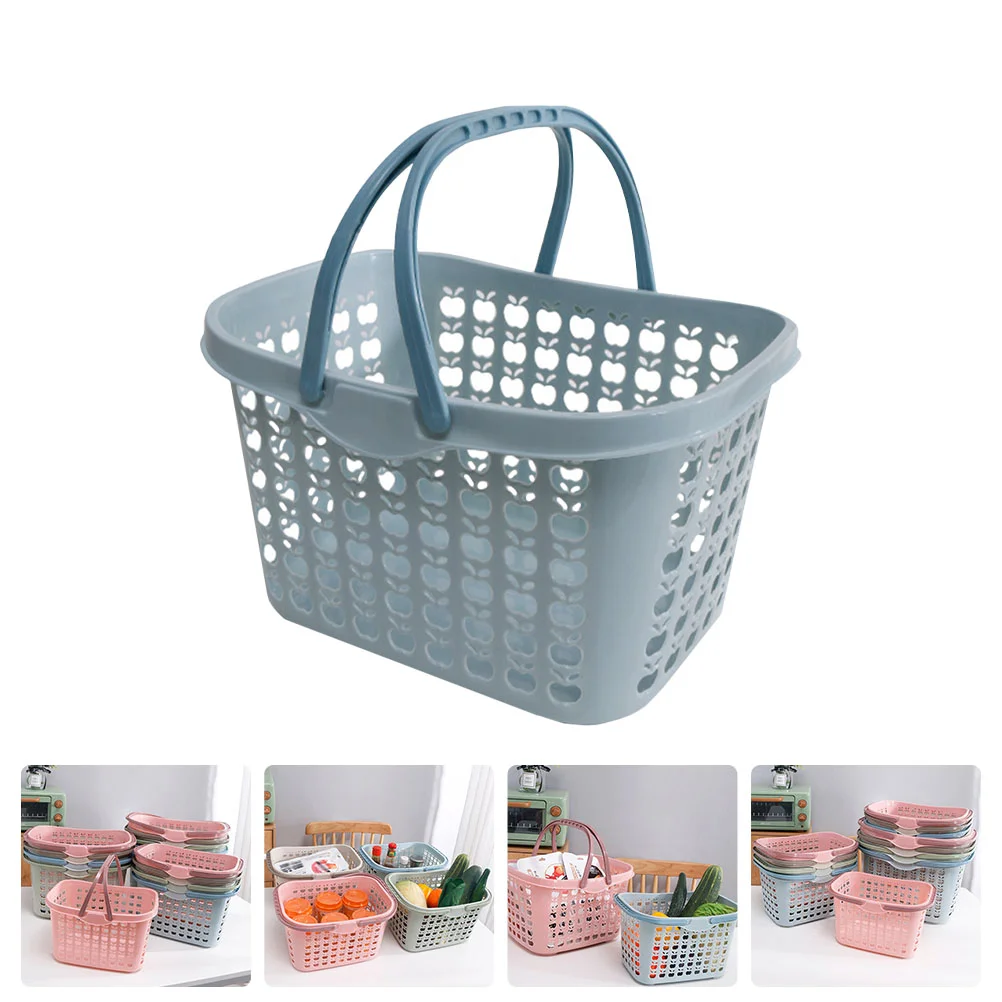 Fruit Picking Basket Vegetable Storage Reusable Shopping Mini Baskets Container Foldable Bins Tool Sundries Gift Handhold