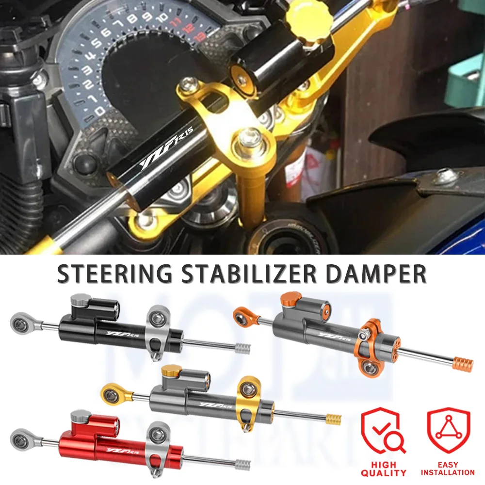

For YAMAHA YZF-R15 YZFR15 YZF R15 V3 2017-2021 2022 2023 2024 CNC Aluminum Motorcycle Damper Steering Stabilize Safety Control