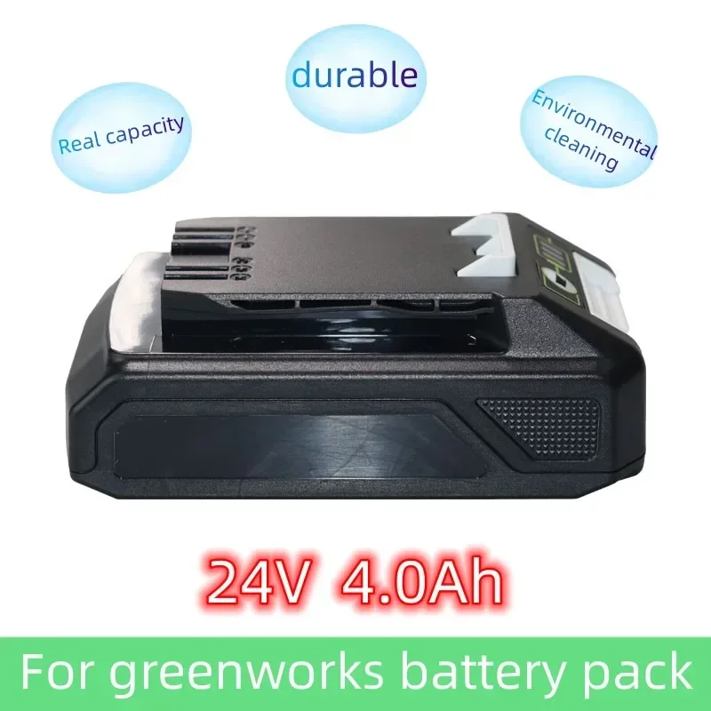 

For Greenworks 24V 4.0Ah/4000mAh Lithium Ion Battery (Greenworks Battery) The original product is 100% brand new 29842 MO24B410