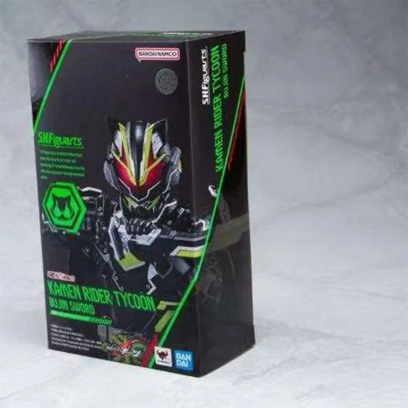 

Bandai Genuine SHF KAMEN RIDER TYCOON BUJIN SWORD Anime Action Figure Collectible Joints Movable ModelToy Ornament Gift Children