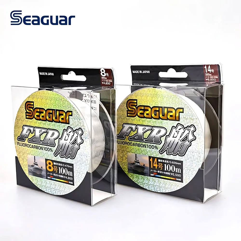 

Леска для рыбалки SEAGUAR FXR BOAT Original, 100 м, 100% флюорокарбон # 2- # 20 рыболовных снастей для пресной и соленой воды 5-70 фунтов