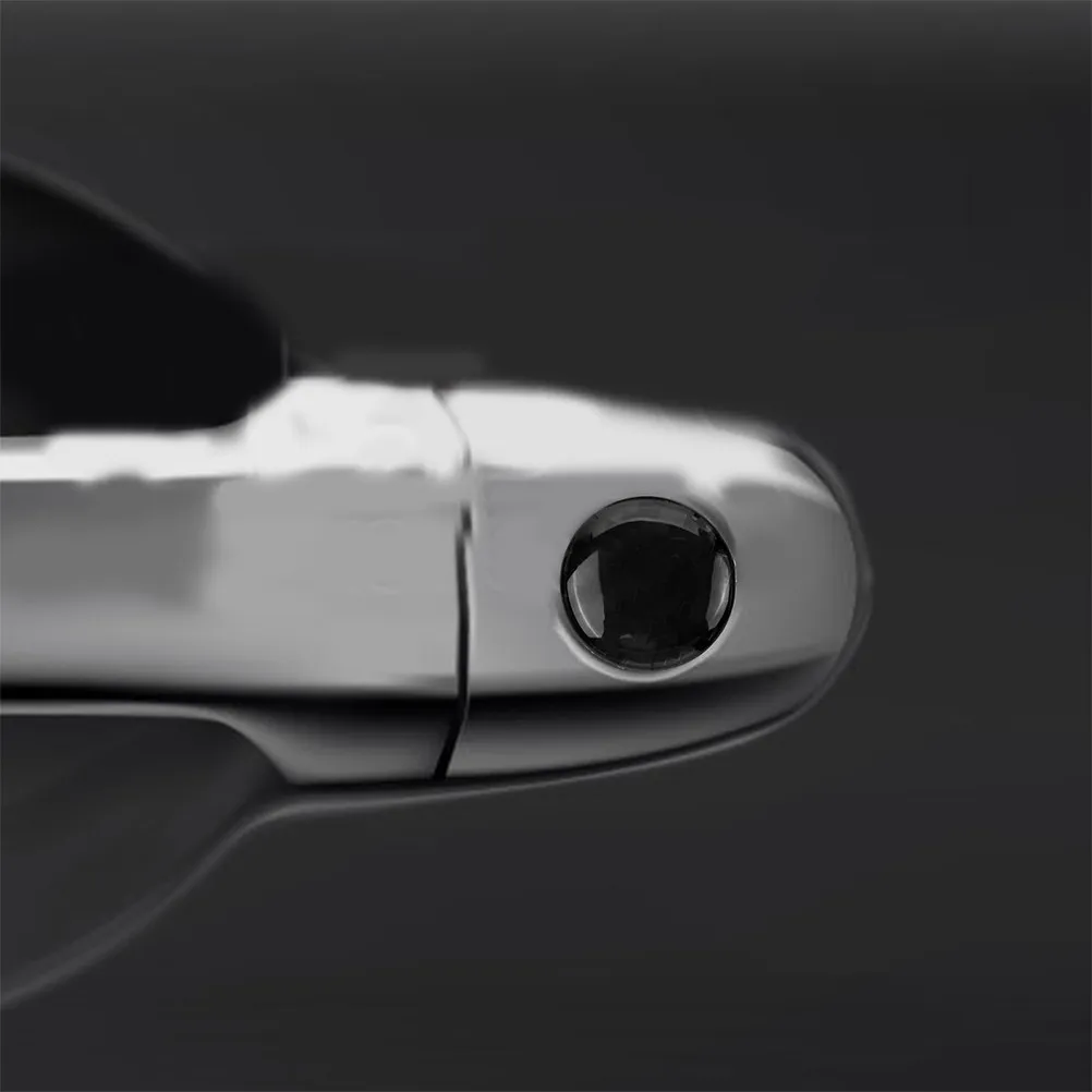 12Pcs Car Door Lock Keyhole Protector Covers Decorative Anti-Scratch Stickers Universal Fit Vehicle Door Latch Protection