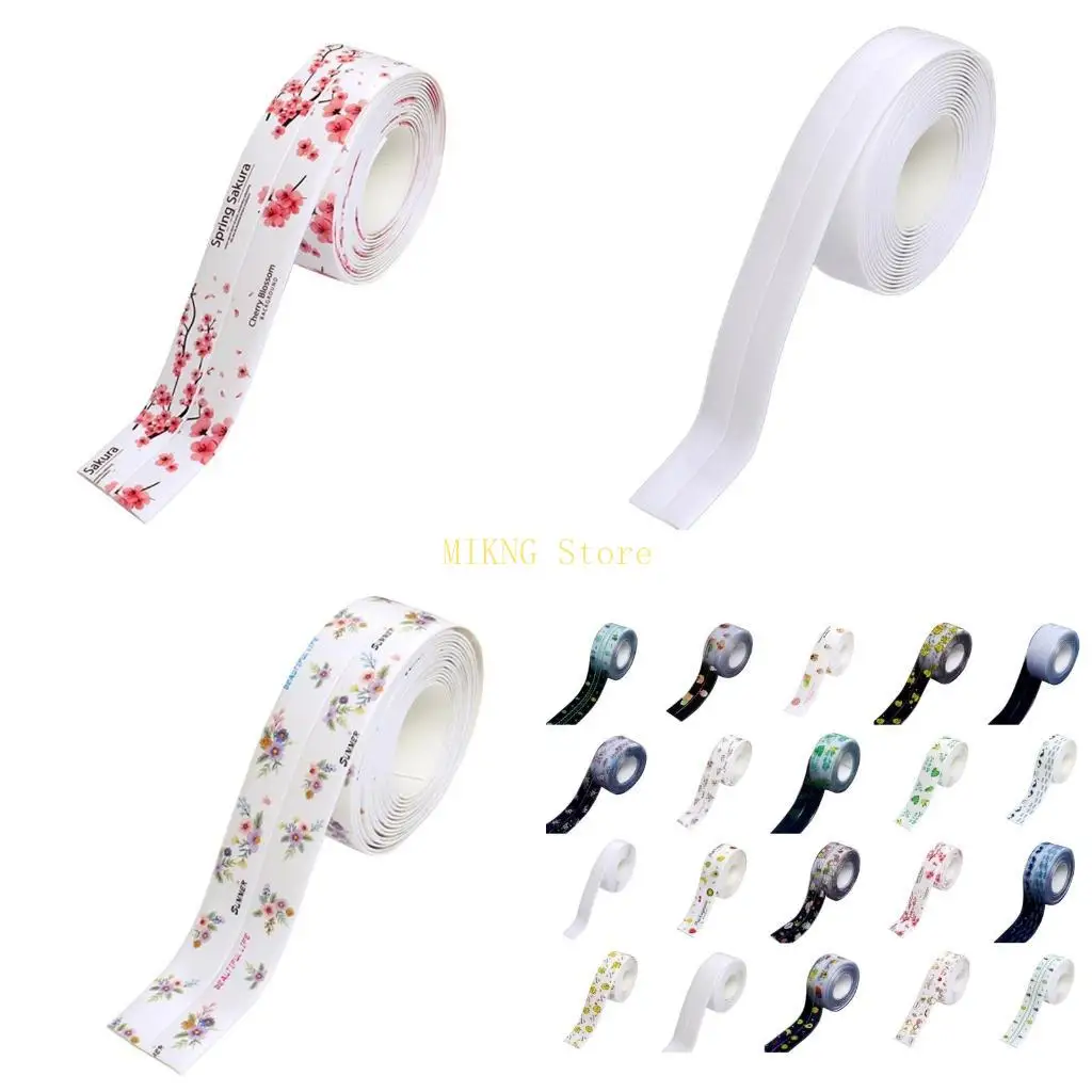 Waterproof Sealing Tape 3.2mx3.8cm Clear Bath Sealant Strips Bathroom Sink Sealing Strips Tape for Toilet Shower Sink best sale