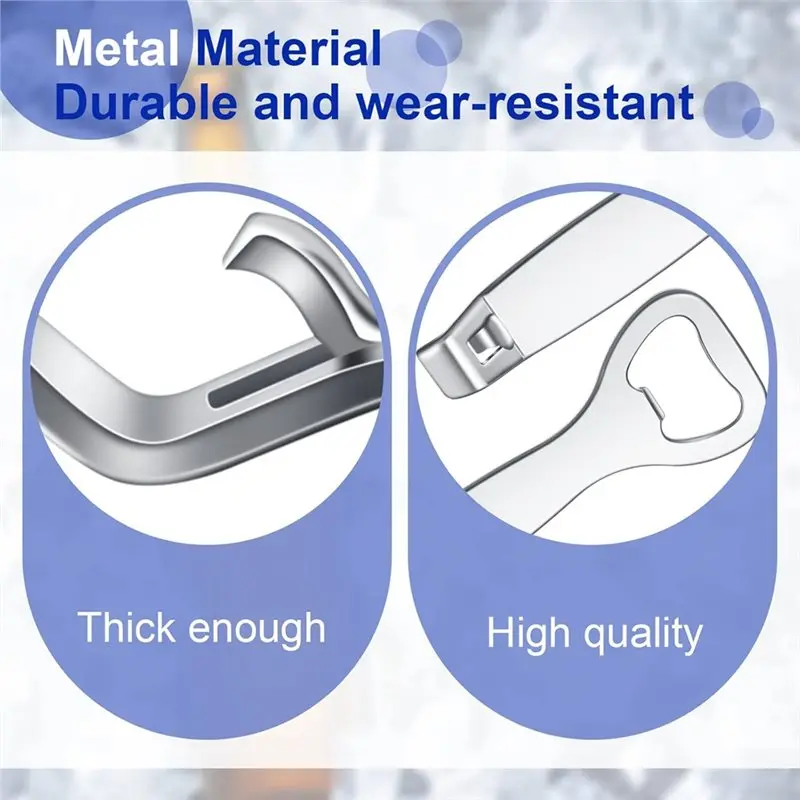 Stainless Steel For 20Mm And 13Mm Flip Vial Cap Remover 3 Pcs Vial Decapper Oral Liquid Seal Opener Bottle Openers