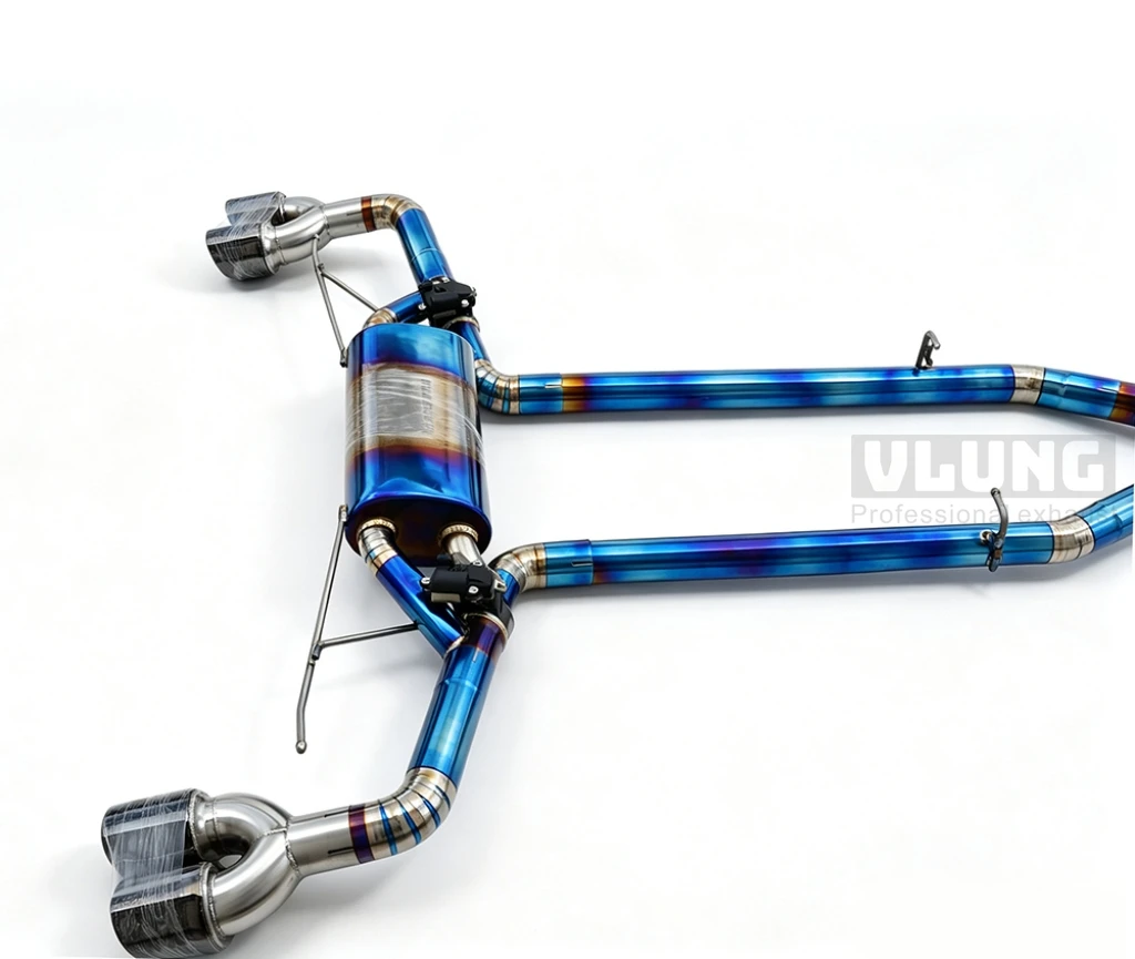 Modified Stainless Steel Cat Back Exhaust with Valve for BMW X5 X6 G05 G06 3.0T 2018-2023 Four Outlet Upgrade Exhaust