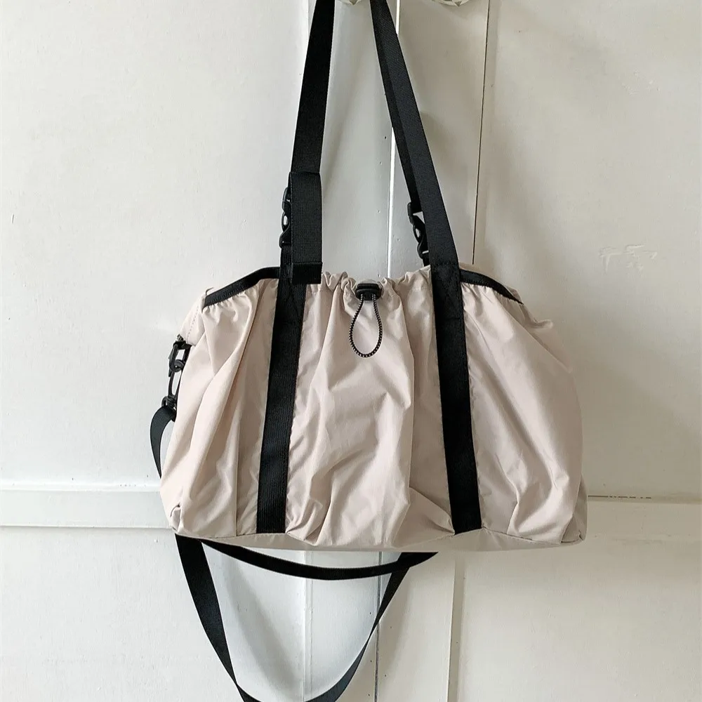 Large Capacity Shoulder Bag for Women Nylon Handbag Perfect for Daily Commute Short Weekend Travel, Gym Workout, Overnight Stays