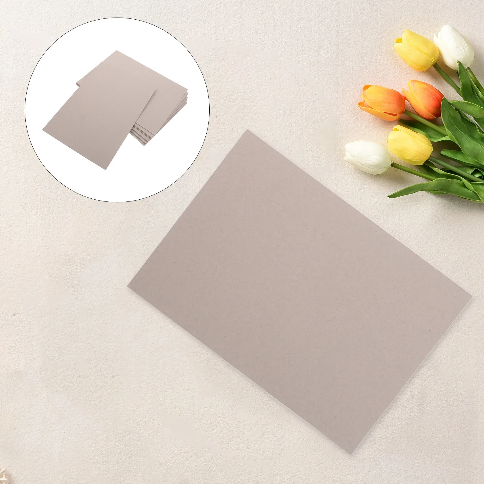 

20pcs 1Mm Thick Chipboard Sheets Grey Paperboard For Craft Cardboard Diy Bookbinding Making Album Scrapbooking Frame Backing Art